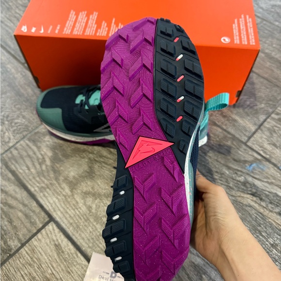 Nike Wildhorse 8 Men’s Trail Running Shoes - Teal and Pink DR2686 401 - Picture 9 of 14
